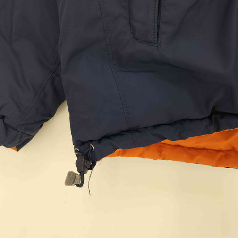 ポロスポーツラルフローレン POLO SPORT RALPH LAUREN 90s ロゴ刺繍 リバーシブルダウンジャケット 裾ドローコード メンズ import:L